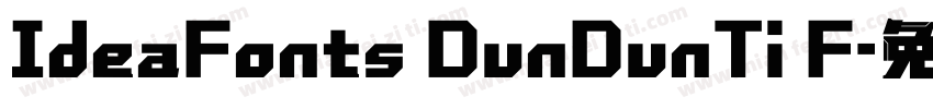 IdeaFonts DunDunTi F字体转换
